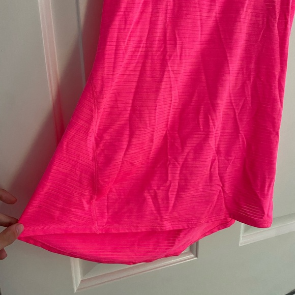 Athleta Neon Pink Workout Racerback Tank - Picture 3 of 5